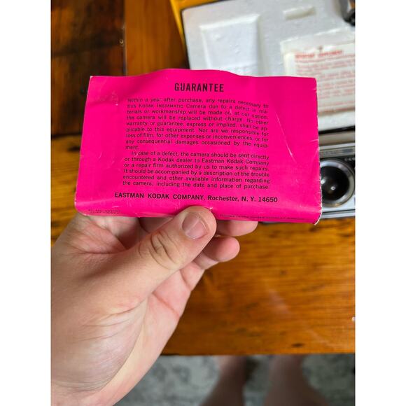 Vintage In Box Kodiak Instamax 314 Film Camera and manual - Picture 9 of 13